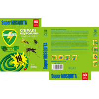 Спирали от комаров, ос и пчёл, Super MOSQUITA (60)