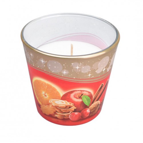 Ароматическая свеча Christmas Time with Cinnamon and Apple 115г Bartek. Польша (12)