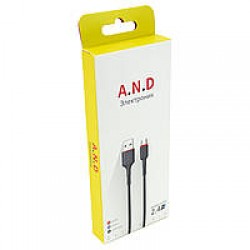 Кабель A.N.D UС-04 USB- TYPE-С 1М 2.4A