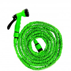 Шланг растягивающийся XHOSE 15 м 50 FT зелёный с пистолетом (50)