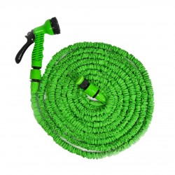 Шланг растягивающийся XHOSE 30 м 100FT зелёный с пистолетом (40)