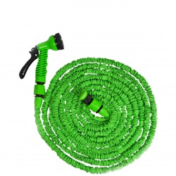 Шланг растягивающийся XHOSE 60 м 200 FT зелёный с пистолетом (20)