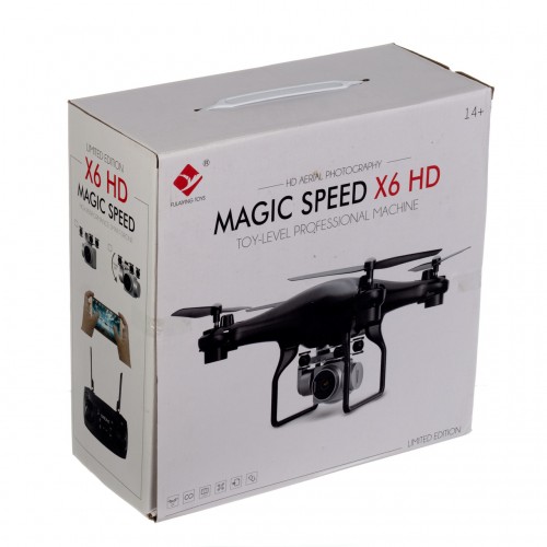 Квадрокоптер с камерой Magic Speed X6 Drone Черный
