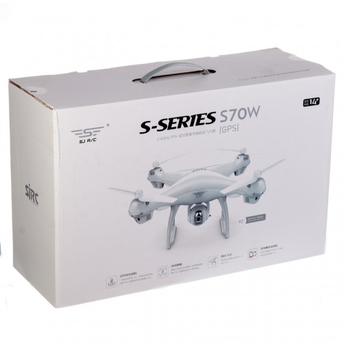 Квадрокоптер с камерой S70W Drone Белый Квадрокоптер с камерой S70W Drone Белый