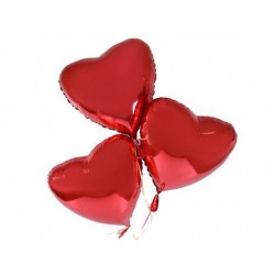 Фольгированный шар Сердце надувной. Красный (5000)