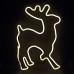 Олень светодиодный LED светящийся, Желтый, высота 30 см