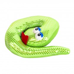 Брелок Змея, мягкая, салатовая