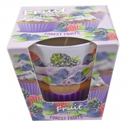 Ароматическая свеча Fruit Muffins Forest Fruits 115г. Bartek. Польша. (12)