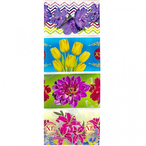Термонаклейки для яиц Пасхальные, Весенние цветы