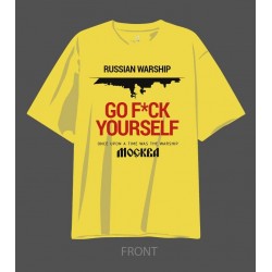 Футболка RUSSIAN WARSHIP GO F*CK YOURSELF МОСКВА, размер S-XXXL(12)