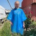 Дождевик пончо универсальный виниловый плотный синий (200)