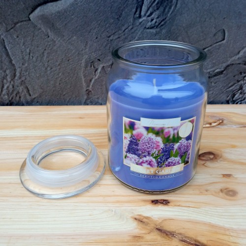 Ароматическая свеча Violet Garden 500 г, Bispol. Польша (6)