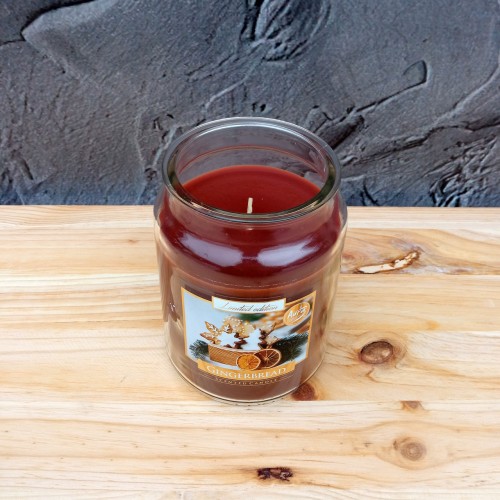 Ароматическая свеча Gingerbread 500 г, Bispol. Польша (6)