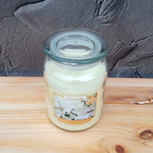 Ароматическая свеча White Flowers 500 г, Bispol. Польша (6)