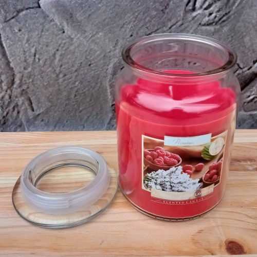 Ароматическая свеча Raspberry - White Lavender 500 г, Bispol. Польша (6)