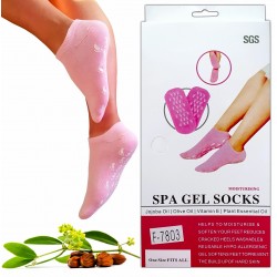 Носки увлажняющие гелевые с маслом жожоба Spa Gel Socks, цвета в ассортименте (100)