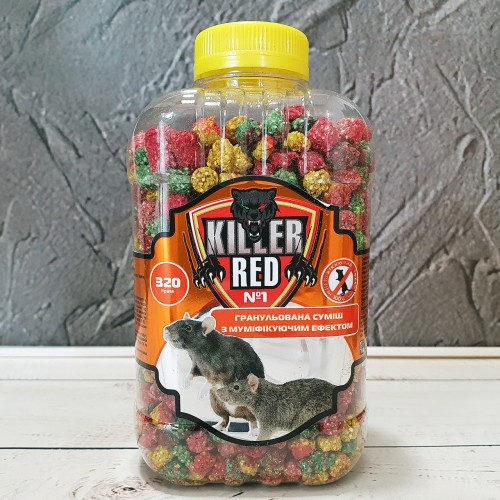Red Killer гранулированная смесь с мумифицирующим эффектом пэт бутылка 320г (40)