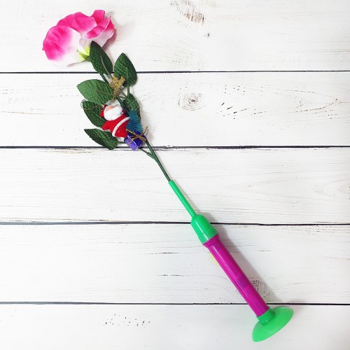 Роза светящаяся Marry Christmas на батарейках