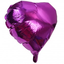 Фольгированный шар Сердце надувной. Малиновый (5000)