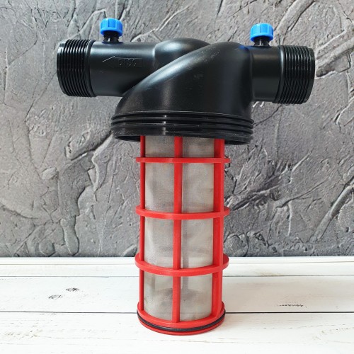 Фильтр сетчатый 1 1/2 дюйма наружная резьба 120Mesh 130Micron